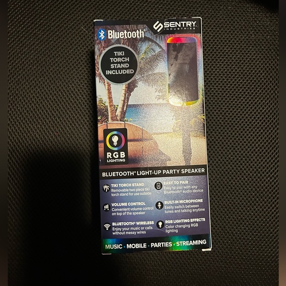 Sentry Bluetooth Speaker with RGB Lighting - Picture 3 of 3